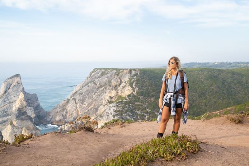 Stand at Cabo da Roca, Sintra, Portugal