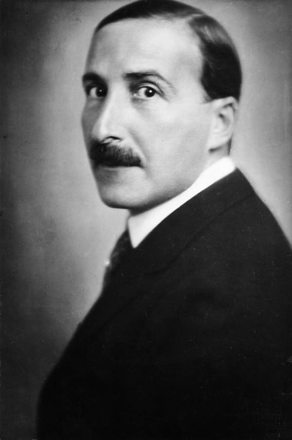 Stefan Zweig, Austria (portrait via Wikimedia Commons)