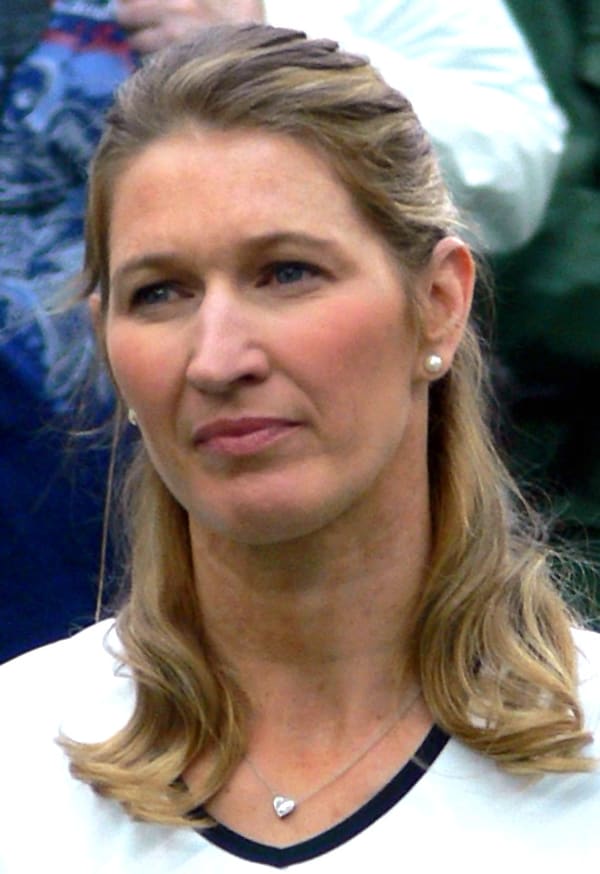 Steffi Graf, Germany (portrait via Wikimedia Commons)