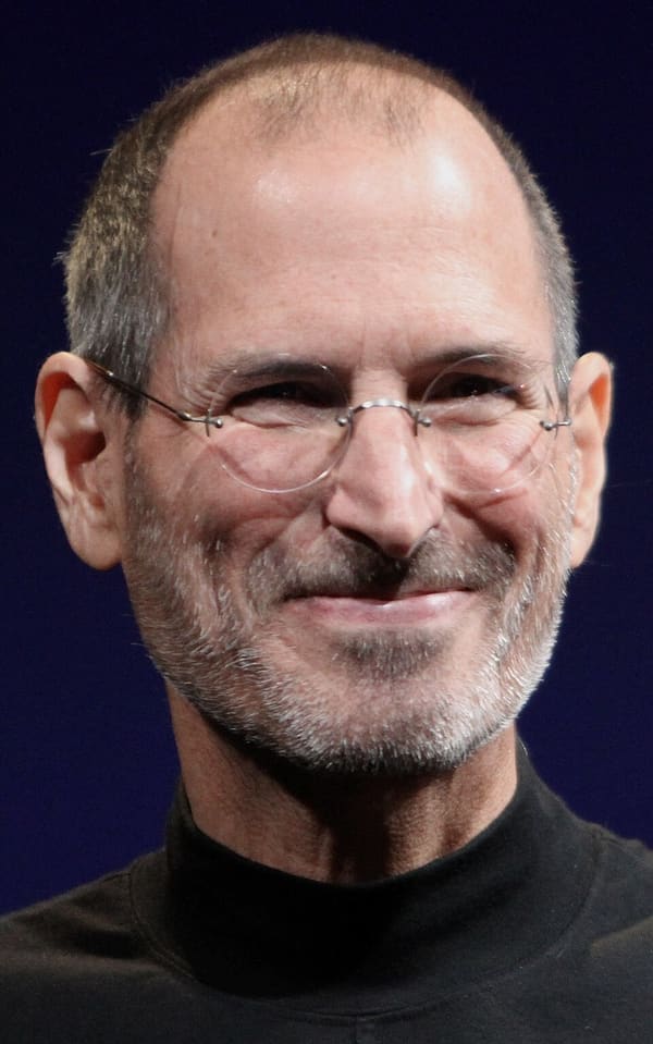 Steve Jobs, United States (portrait via Wikimedia Commons)
