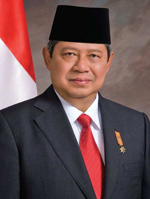 Susilo Bambang Yudhoyono, Indonesia (portrait via Wikimedia Commons)