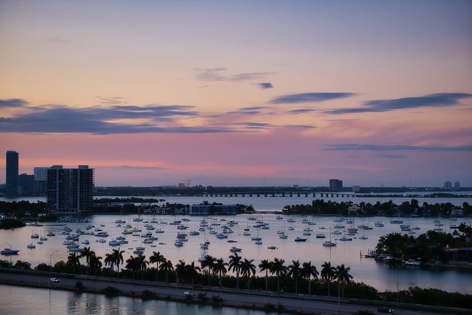 Take a boat across Biscayne Bay, Miami, United States