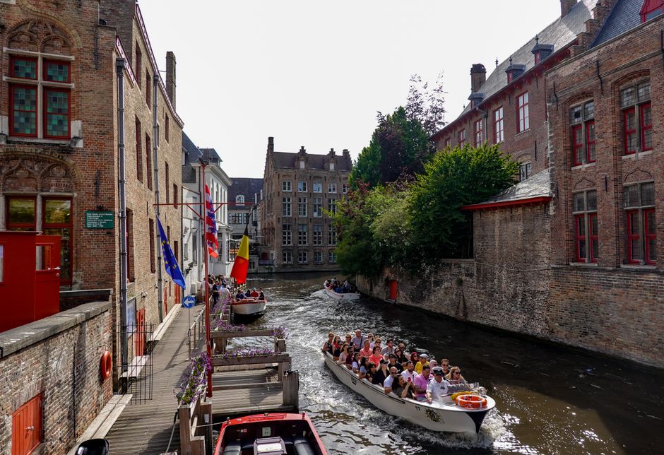 Take a boat through the canals, Bruges, Belgium