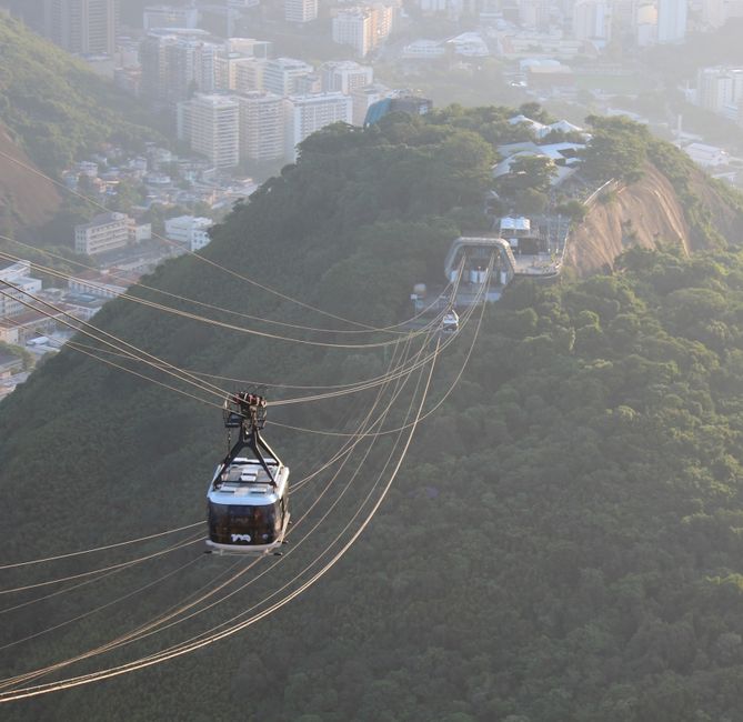 Take the cable car up Sugarloaf, Rio de Janeiro, Brazil