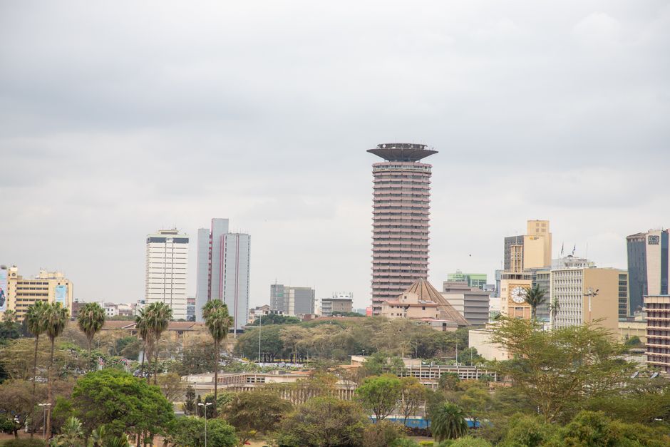 Take the lift to the KICC rooftop, Nairobi, Kenya