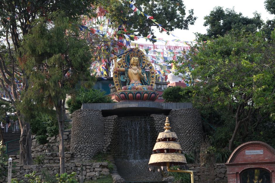 Take the noise off at the Garden of Dreams, Kathmandu, Nepal