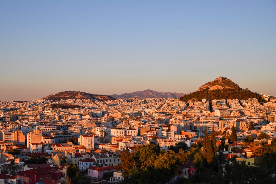 Take the sunset from Lycabettus Hill, Athens, Greece