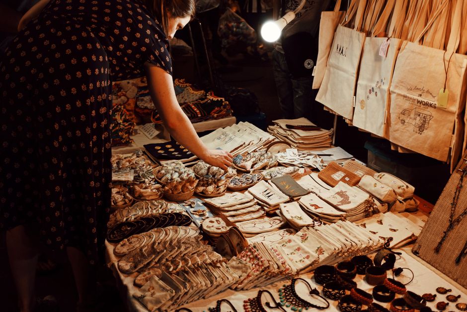The handicraft night market, Luang Prabang, Laos