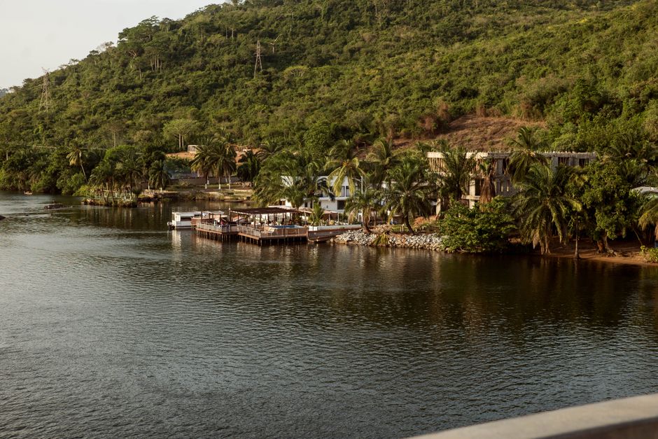 The river at Kinkole, Kinshasa, DR Congo