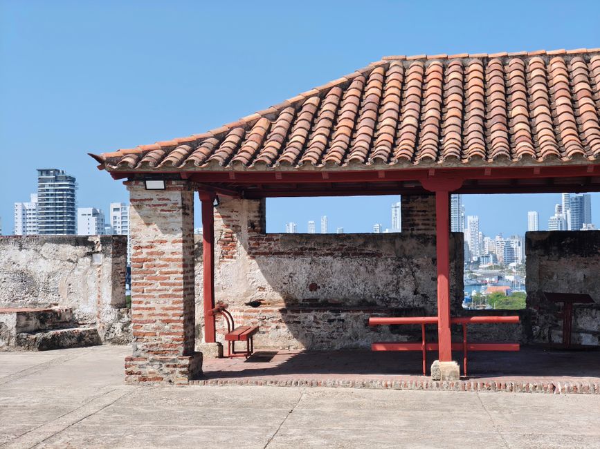 The walled city and its ramparts, Cartagena, Colombia