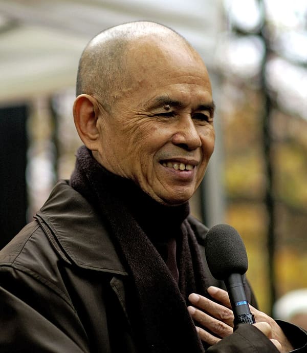 Thích Nhất Hạnh, Vietnam (portrait via Wikimedia Commons)