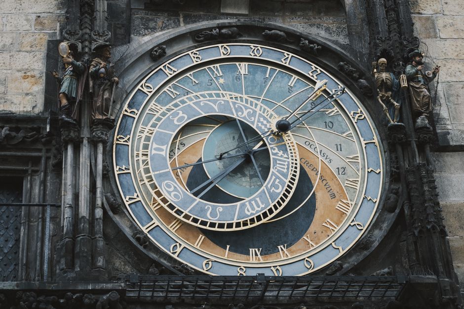 Time the Astronomical Clock on Old Town Square, Prague, Czechia