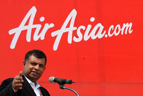 Tony Fernandes, Malaysia (portrait via Wikimedia Commons)