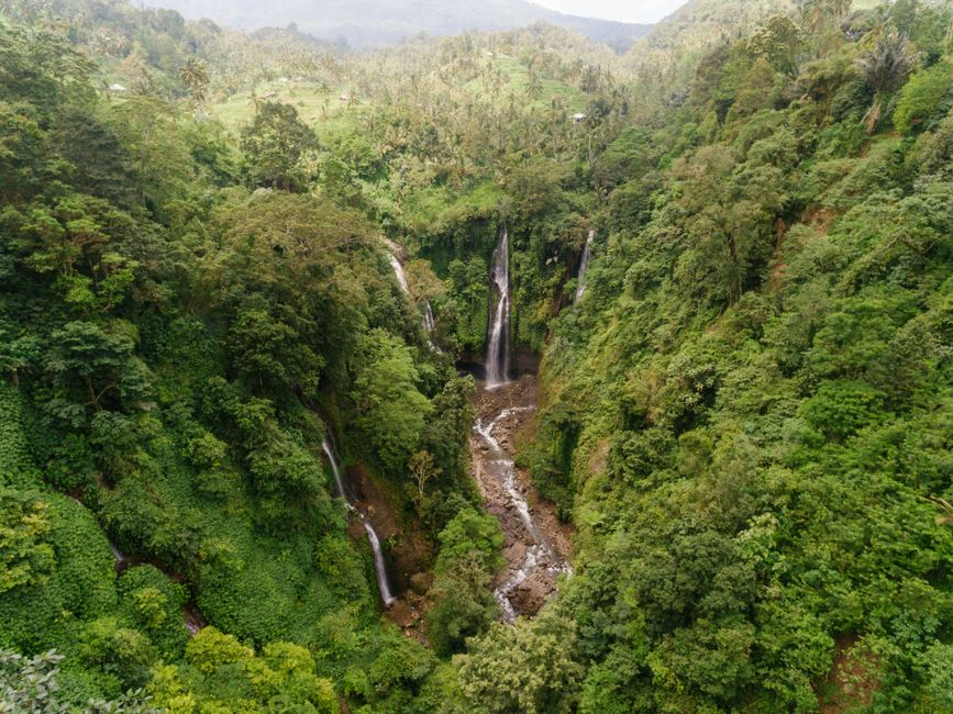 Trek down to Sekumpul Waterfall, Bali, Indonesia