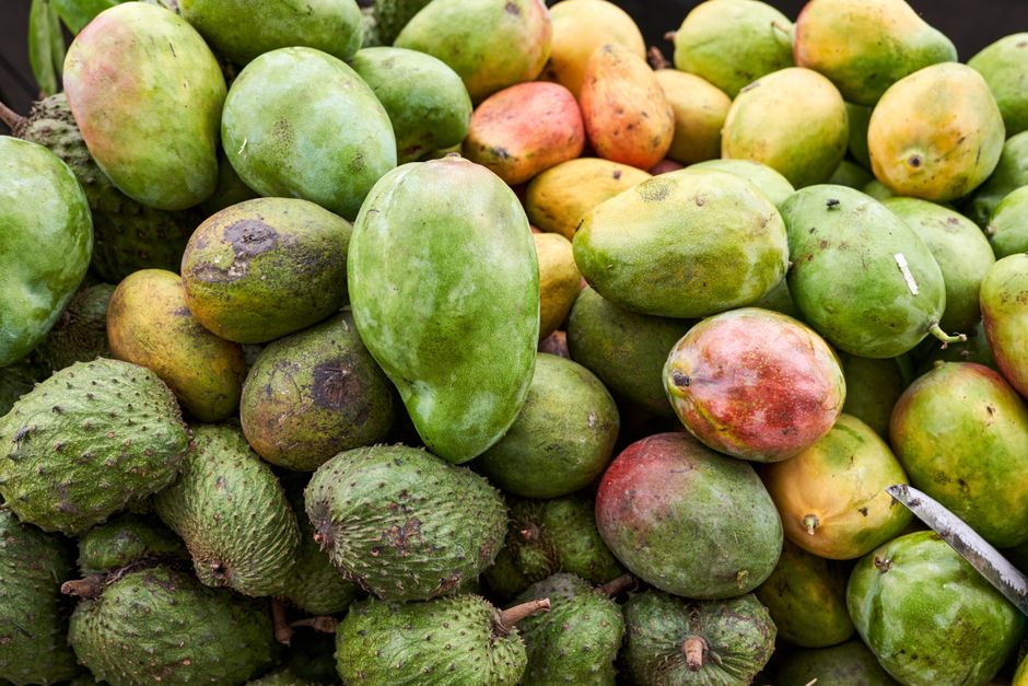 Tropical fruit, Papua New Guinea dish (Wimup)