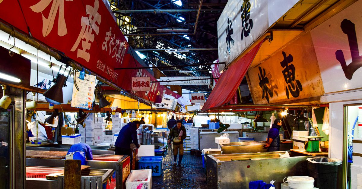 Eat through Tsukiji Outer Market, Tokyo, Japan
