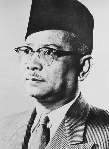 Tunku Abdul Rahman, Malaysia (portrait via Wikimedia Commons)