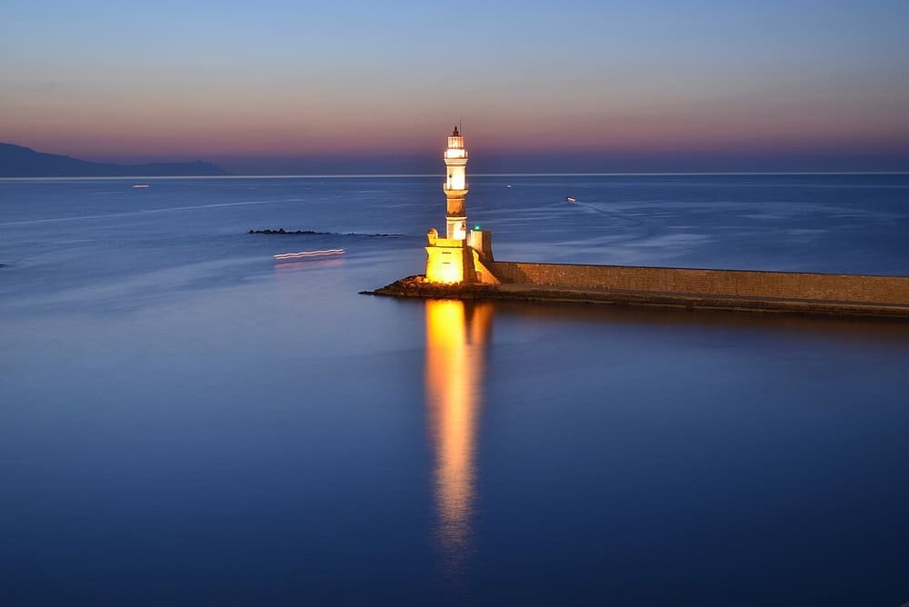 Venetian Lighthouse, Chania, Greece (Wimup)