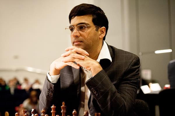 Viswanathan Anand, India (portrait via Wikimedia Commons)