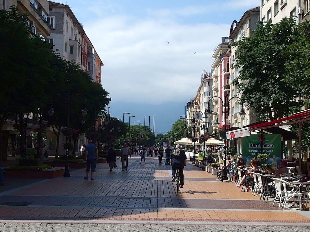 The centre and Vitosha Boulevard