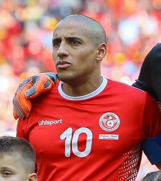 Wahbi Khazri, Tunisia (portrait via Wikimedia Commons)