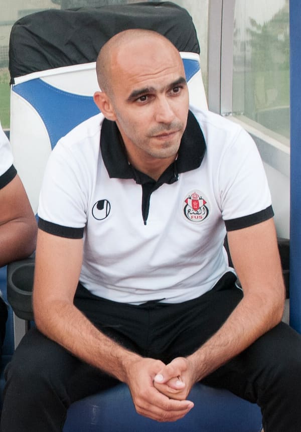 Walid Regragui, Morocco (portrait via Wikimedia Commons)