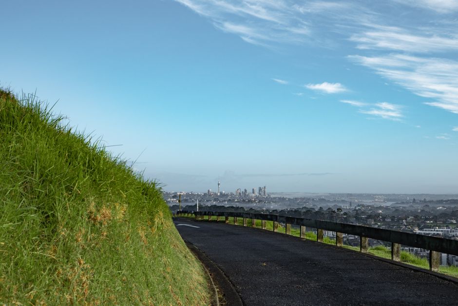 Walk Cornwall Park and Maungakiekie / One Tree Hill, Auckland, New Zealand