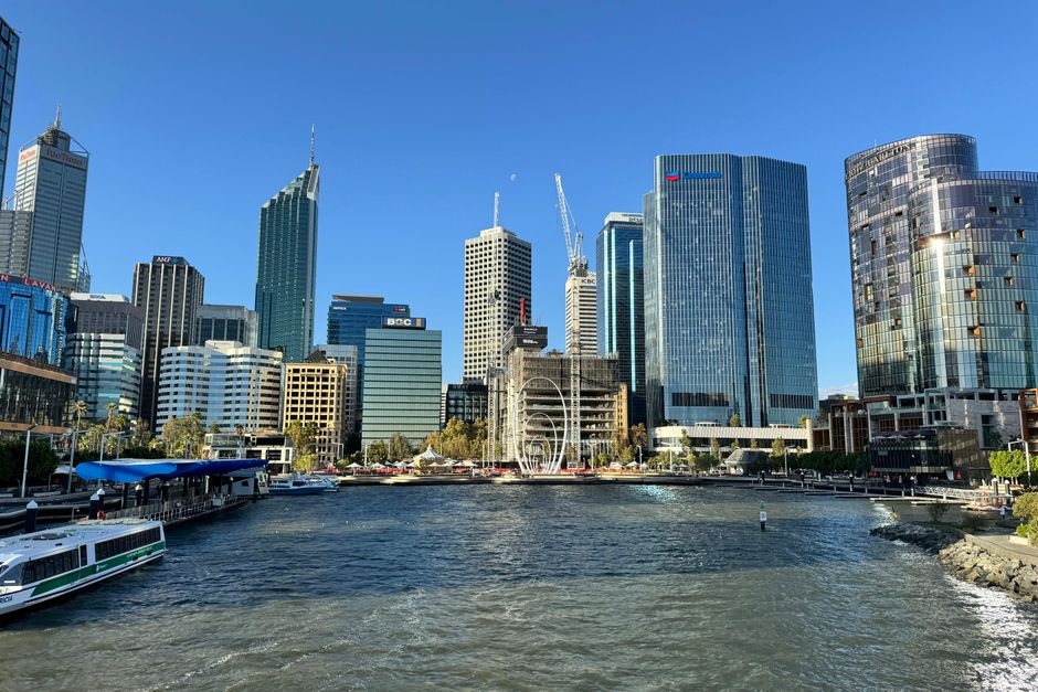 Walk Elizabeth Quay and the Bell Tower, Perth, Australia