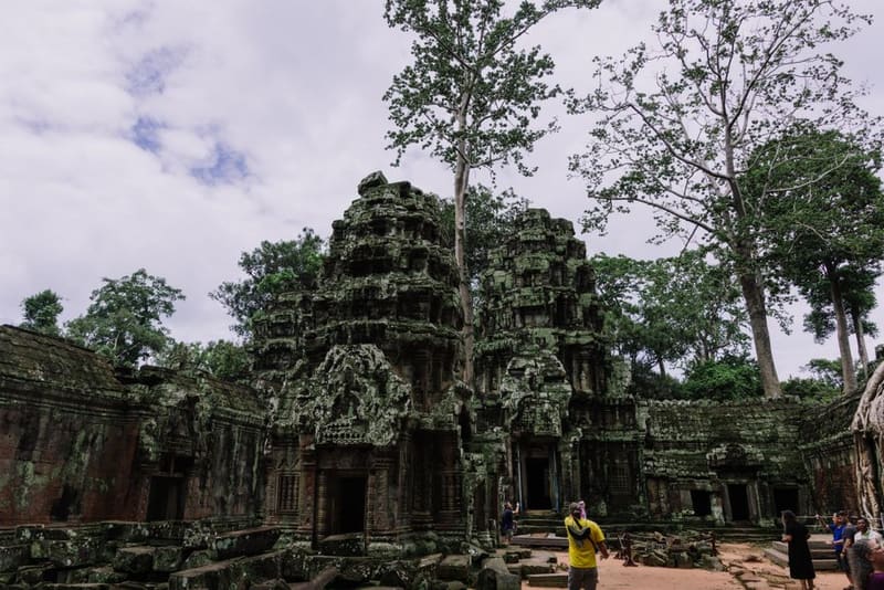 Walk into Ta Prohm, Siem Reap, Cambodia