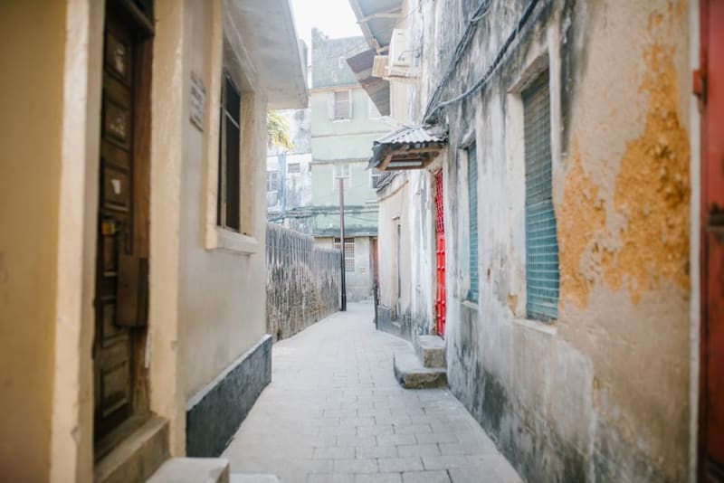 Walk Stone Town at ground level, Zanzibar, Tanzania