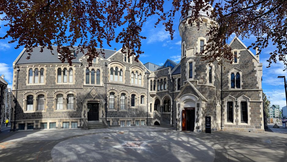 Walk the courtyards of The Arts Centre Te Matatiki Toi Ora, Christchurch, New Zealand