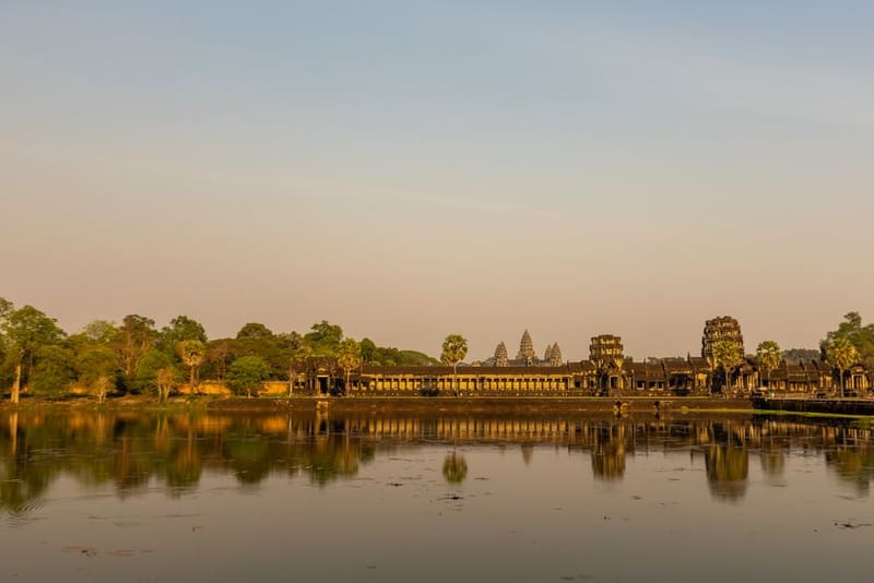 Watch sunrise over Angkor Wat, Siem Reap, Cambodia