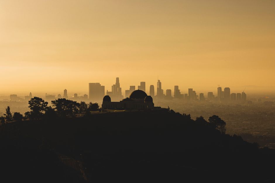 Watch sunset from Griffith Observatory, Los Angeles, United States