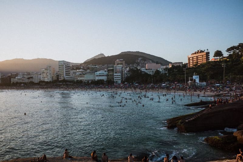 Watch the sunset from Arpoador, Rio de Janeiro, Brazil