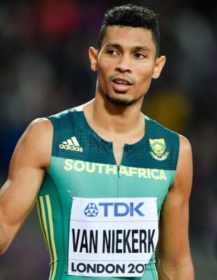 Wayde van Niekerk, South Africa (portrait via Wikimedia Commons)