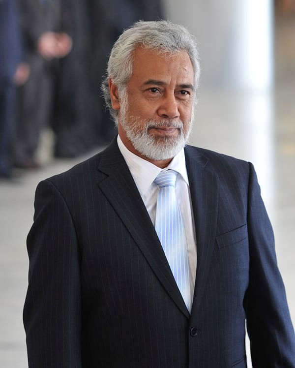 Xanana Gusmão, Timor-Leste (portrait via Wikimedia Commons)