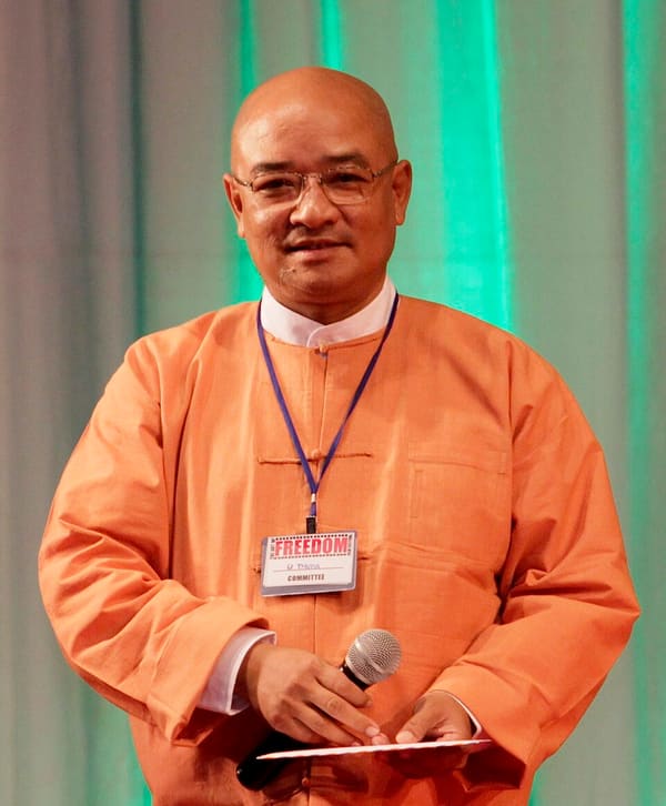 Zarganar, Myanmar (portrait via Wikimedia Commons)